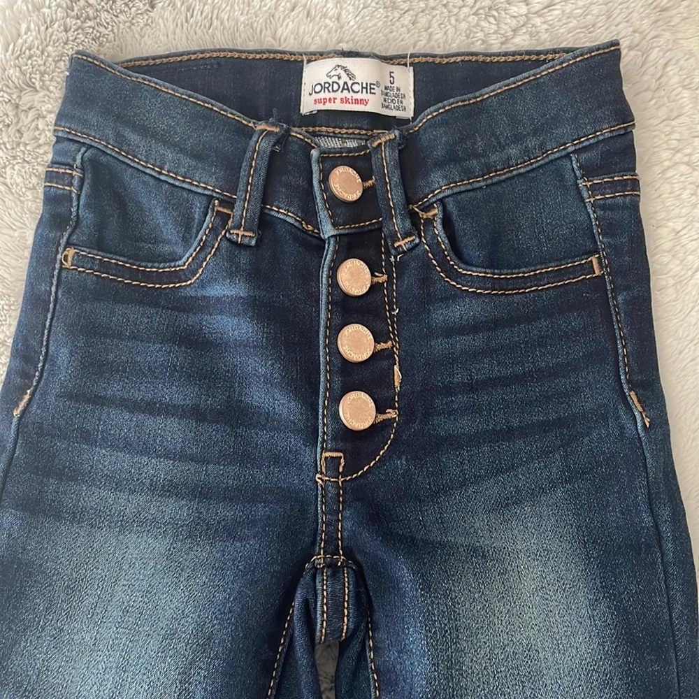 NWOT blue super skinny jeans by Jordache